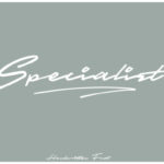 Specialist Font Poster 1