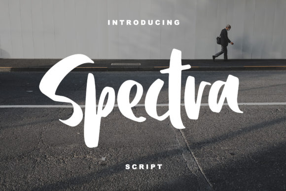 Spectra Script Font Poster 1