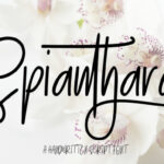 Spianthara Script Font Poster 1