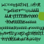 Spicy Margarita Font Poster 3