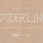 Spiderling Font Poster 1