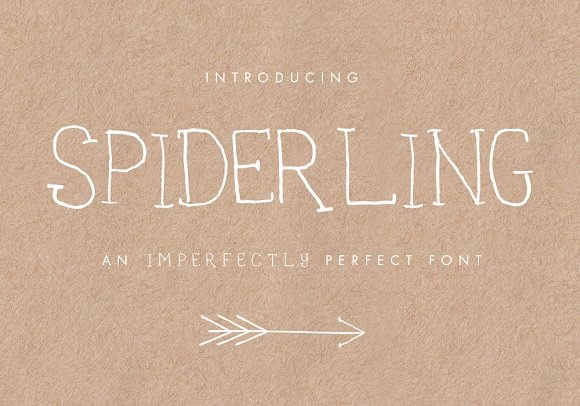 Spiderling Font Poster 1