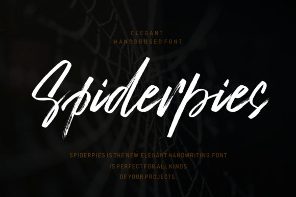 Spiderpies Font Poster 1