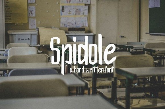 Spidole Font Poster 1