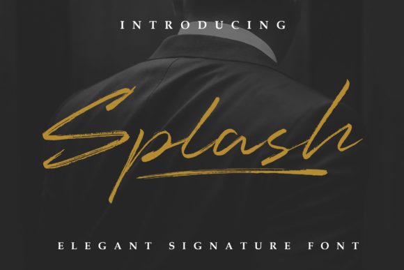 Splash Font Poster 1