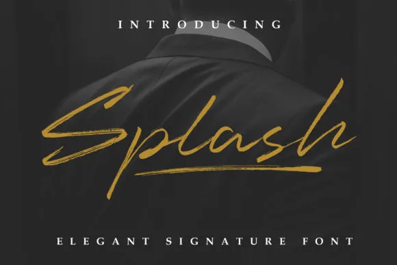 Splash Font Poster 1