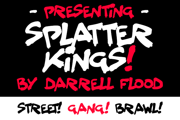 Splatter Kings Font Poster 1