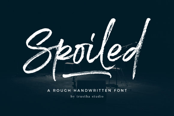 Spoiled Font Poster 1