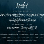 Spoiled Font Poster 11