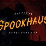 Spookhaus Font Poster 1