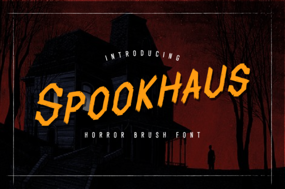 Spookhaus Font Poster 1