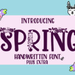 Spring Font Poster 1