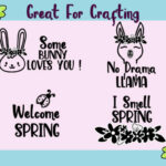 Spring Font Poster 4