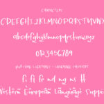 Springbreak Font Poster 7