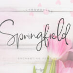 Springfield Font Poster 1