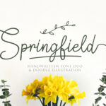 Springfield Font Poster 1