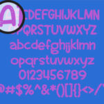 Sprinkle Nose Font Poster 2