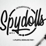 Spydolls Font Poster 1