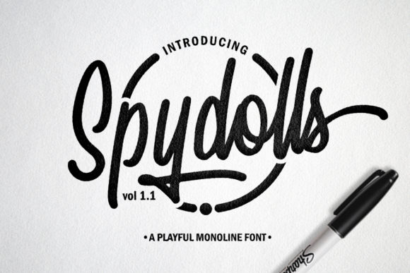 Spydolls Font Poster 1