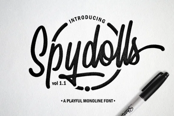 Spydolls Font Spydolls Font Poster 1