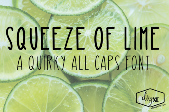 Squeeze of Lime Font Poster 1