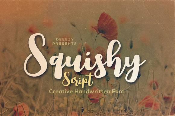 Squishy Script Font Poster 1