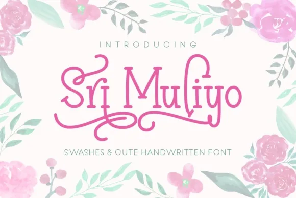 Sri Muliyo Font Sri Muliyo Font Poster 1