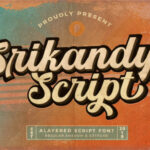 Srikandy Script Font Poster 1