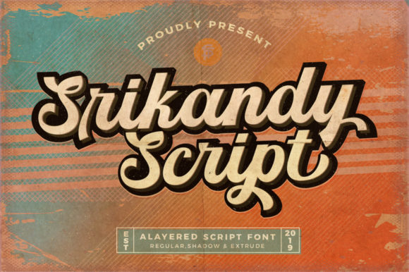 Srikandy Script Font Poster 1