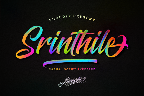 Srinthile Script Font