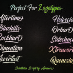 Srinthile Script Font Poster 8