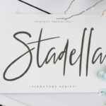 Stadella Font Poster 1