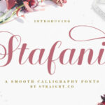 Stafani Font Poster 1