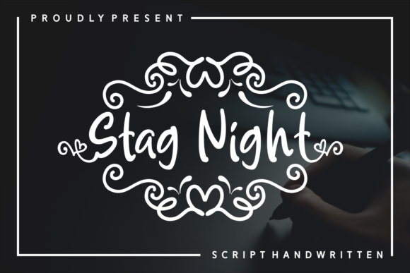 Stag Night Font Poster 1