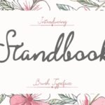 Stand Book Font Poster 1