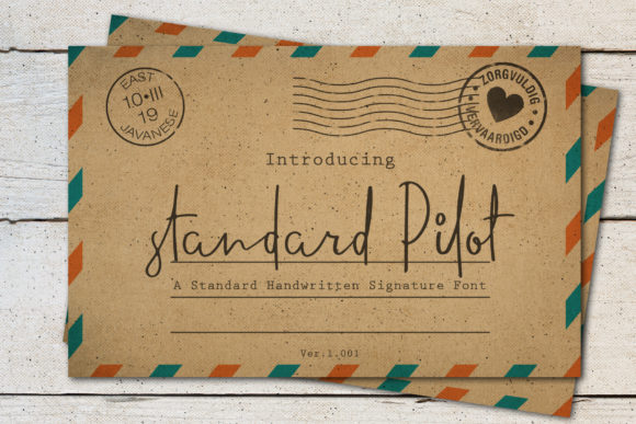 Standard Pilot Font Poster 1