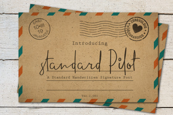 Standard Pilot Font