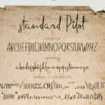 Standard Pilot Font Poster 6