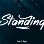 Standing Font Poster 1