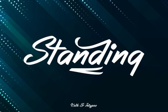 Standing Font Poster 1