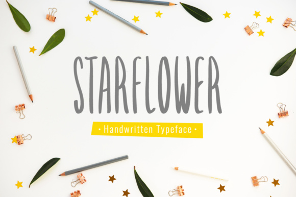 Starflower Font Poster 1