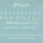 Stargazers Font Poster 8