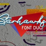 Starhawks Duo Font Poster 1