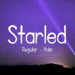 Starled Font Poster 1