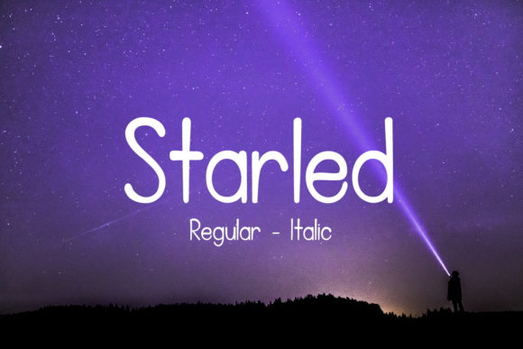 Starled Font Poster 1