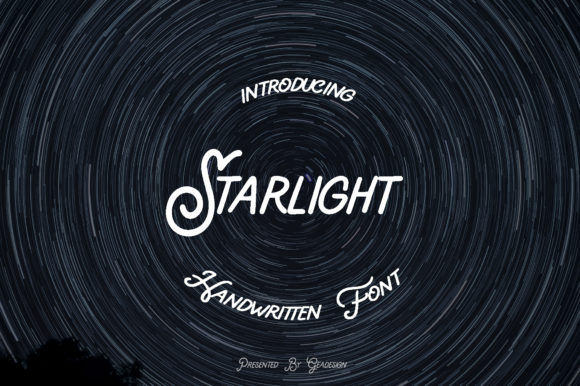 Starlight Font Poster 1