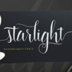 Starlight Script Font Poster 1