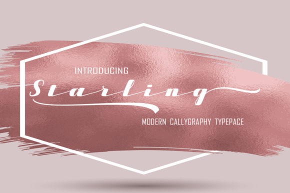 Starling Font Poster 1