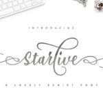 Starlive Script Font Poster 1