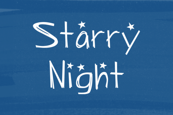 Starry Night Font